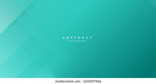 Modern Green Turquoise White Line Abstract Background for Presentation Design Template. Suit for corporate, business, wedding, and beauty contest.