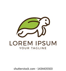 Modern Green Turtle Logo Design Company
