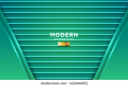moderne grüne Vektorillustration mit Streifen.