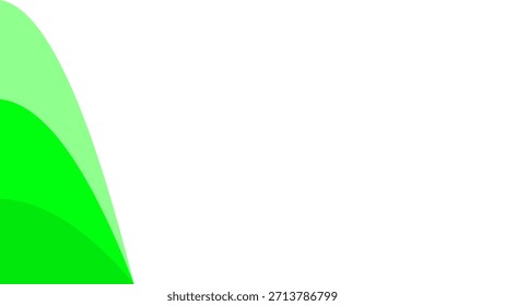 Modern Green Wave Presentation Background 