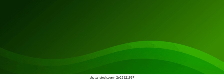 modern green wavy background. Suit for booklet, brochure, banner, poster, website, flyer, cover, corporate, backdrop. Vector illustration