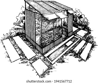 3,103 Greenhouse Sketch Images, Stock Photos & Vectors | Shutterstock