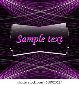 Modern greeting card template for designer. Vector illustration.