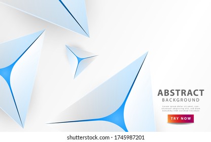 diseño moderno de banner de fondo de triángulo premium gris abstracto futuro con línea, se puede usar en afiches, banner, web, ilustración vectorial.