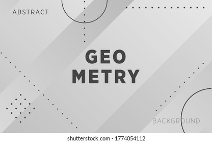 modern grey abstract geometry shape background banner, can be used in cover design, poster, book design, website backgrounds or advertising. vector illustration.