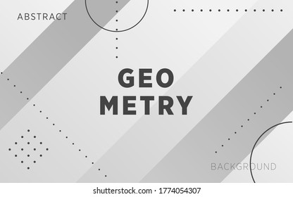 modern grey abstract geometry shape background banner, can be used in cover design, poster, book design, website backgrounds or advertising. vector illustration.