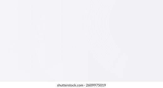 Modern grey background with dynamic circle abstract