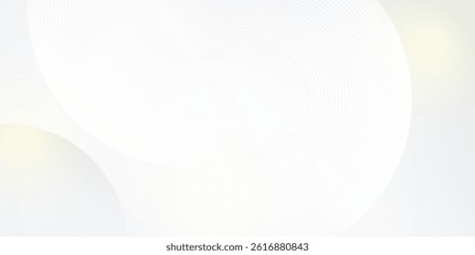 Modern grey background with dynamic circle lines abstract simple