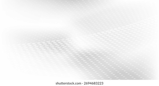 Modernes graues Hintergrund-Poster mit Dynamik. Technologie-Netzwerk Vektorgrafik. einfaches Kunstgut