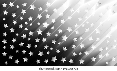 Modern grey background with star