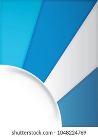 Modern Grey and Blue Flyer Template