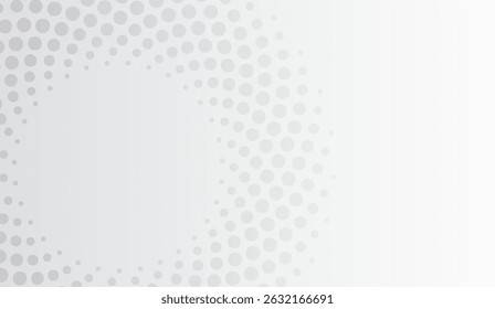 Modern Grey Gradient Halftone Circle Pattern Background for Digital Design Projects and Presentation Templates with Subtle Texture for Creative Uses