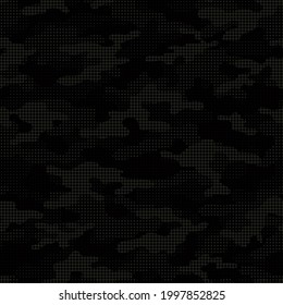 modern grey military vector camouflage print, seamless pattern for clothing headband or print