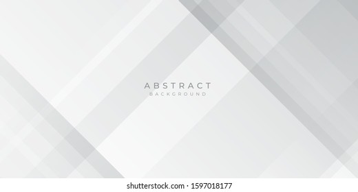 Modern Grey Silver White Line Abstract Background for Presentation Design Template. Suit for corporate, business, wedding, and beauty contest.