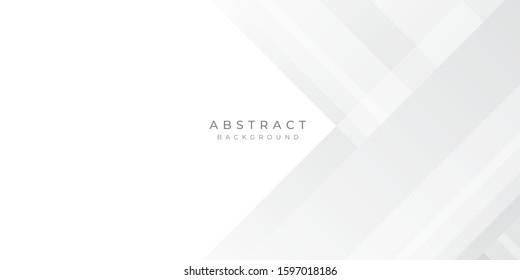 Modern Grey Silver White Line Abstract Background for Presentation Design Template. Suit for corporate, business, wedding, and beauty contest.