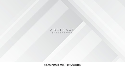 Modern Grey Silver White Line Abstract Background for Presentation Design Template. Suit for corporate, business, wedding, and beauty contest.