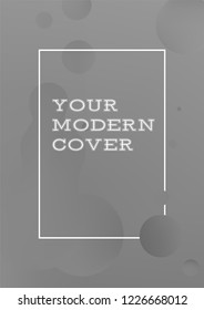 Modern grey stylish geometric background. Gradient shapes composition for brochures, flyers etc. Eps10 vector image.