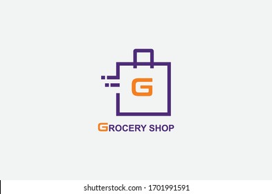 modern grocery and Food Store logo designs concept vector, Store logo template