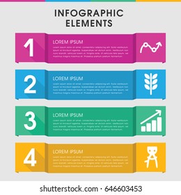 Modern grow infographic template. infographic design with grow icons includes hair removal, graph. can be used for presentation, diagram, annual report, web design.