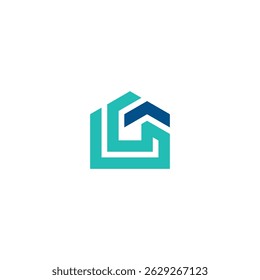 Modern Growth Home or Arrow Home or House Growth logo concept vector icon