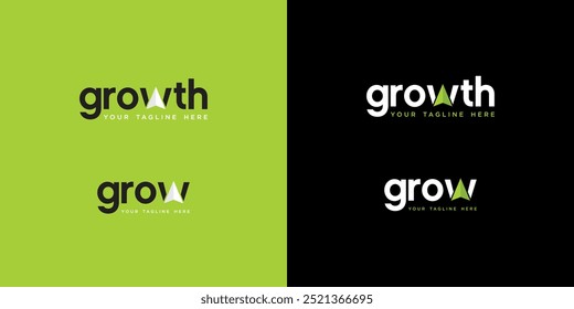 Modern growth logo design wordmark. Abstract arrow shapes logo design in letter W graphic vector illustration. Symbol, icon, creative.