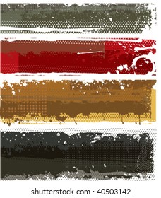 Modern grunge banner. Vector.