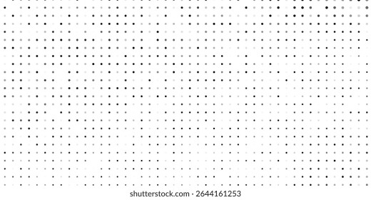 Modern grunge dotted halftone gradient texture. Vanishing polka dot background abstract simple design design