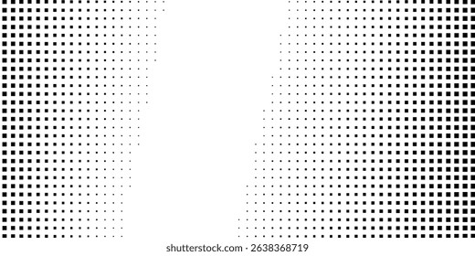 Modern grunge halftone gradient background. Faded grit noise texture. White and black sand wallpaper modern abstract simple design