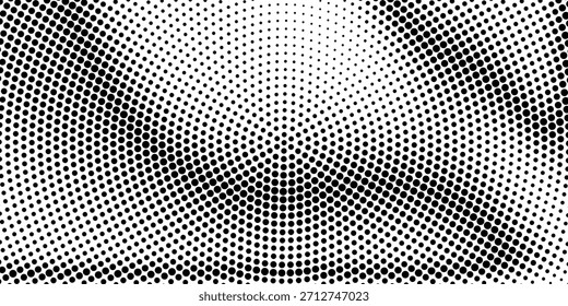 Modern grunge halftone gradient background. Faded grit noise texture. White and black sand wallpaper Vector illustration