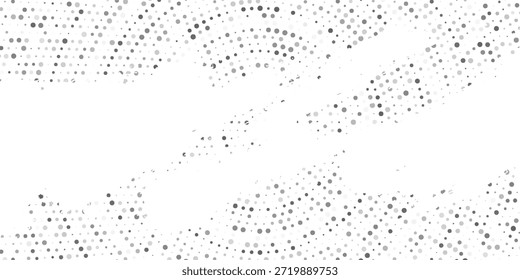 Fondo de degradado de semitono grunge moderno. Textura de ruido de grano desvanecido. Ilustración vectorial de Fondo de pantalla de arena blanca y negra
