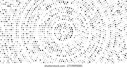 Fondo de degradado de semitono grunge moderno. Textura de ruido de grano desvanecido. Ilustración vectorial de Fondo de pantalla de arena blanca y negra