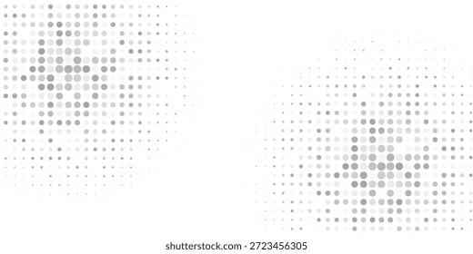Fondo de degradado de semitono grunge moderno. Textura de ruido de grano desvanecido. Ilustración vectorial de Fondo de pantalla de arena blanca y negra