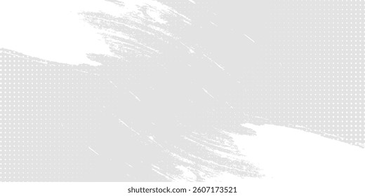 Modern grunge halftone on white background. Vector dots glitter or halftone glitter abstract