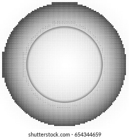 Modern grunge halftone poster for web. vector illustration - vector illustration.