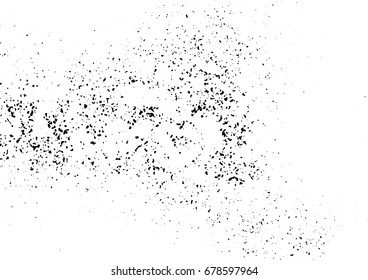 Modern grungy abstract overlay scratch grainy effect easy graphic application. Black White Urban Texture Background. Dark Messy Dust. Create Dotted, Scratched, Vintage Grain. Vector illustration