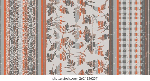 moderne grungy Stil nahtlose Muster Designs trendige Geometrie Collage 