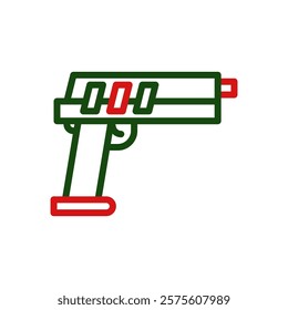 Modern Gun Icon Vector Illustration