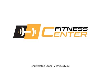 Diseño moderno del logotipo de la aptitud del gimnasio