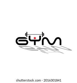 moderno vector GYM y logotipo abstracto