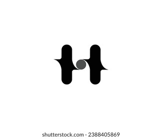 Modern H letter creative logo design.