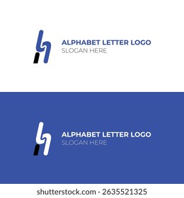 Modern H Letter Logo Design, vector logo