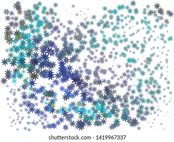 Modern halftone background with abstract flower