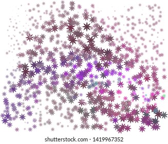 Modern halftone background with abstract flower