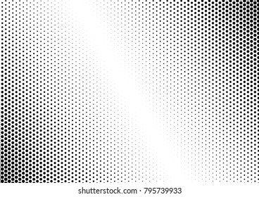 Modern Halftone Background. Abstract Grunge Pattern. Points Backdrop. Vintage Gradient Texture. Vector illustration