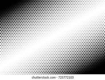Modern Halftone Background. Distressed Points Texture. Fade Dotted Overlay. Vector illustration