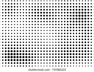 Modern Halftone Background. Dotted Points Overlay. Distressed Fade Pattern. Vector illustration