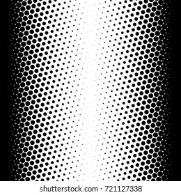 Modern Halftone Background. Fade Gradient Backdrop. Grunge Points Texture. Vector illustration