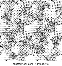 Modern halftone background meaningful dots Abstract futuristic backdrop.
