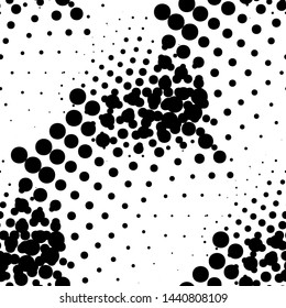 Modern halftone background meaningful dots Abstract futuristic backdrop.