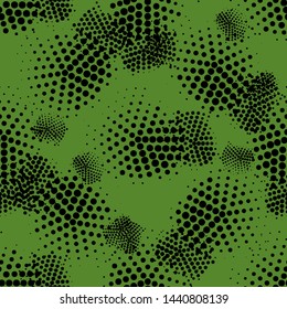 Modern halftone background meaningful dots Abstract futuristic backdrop.